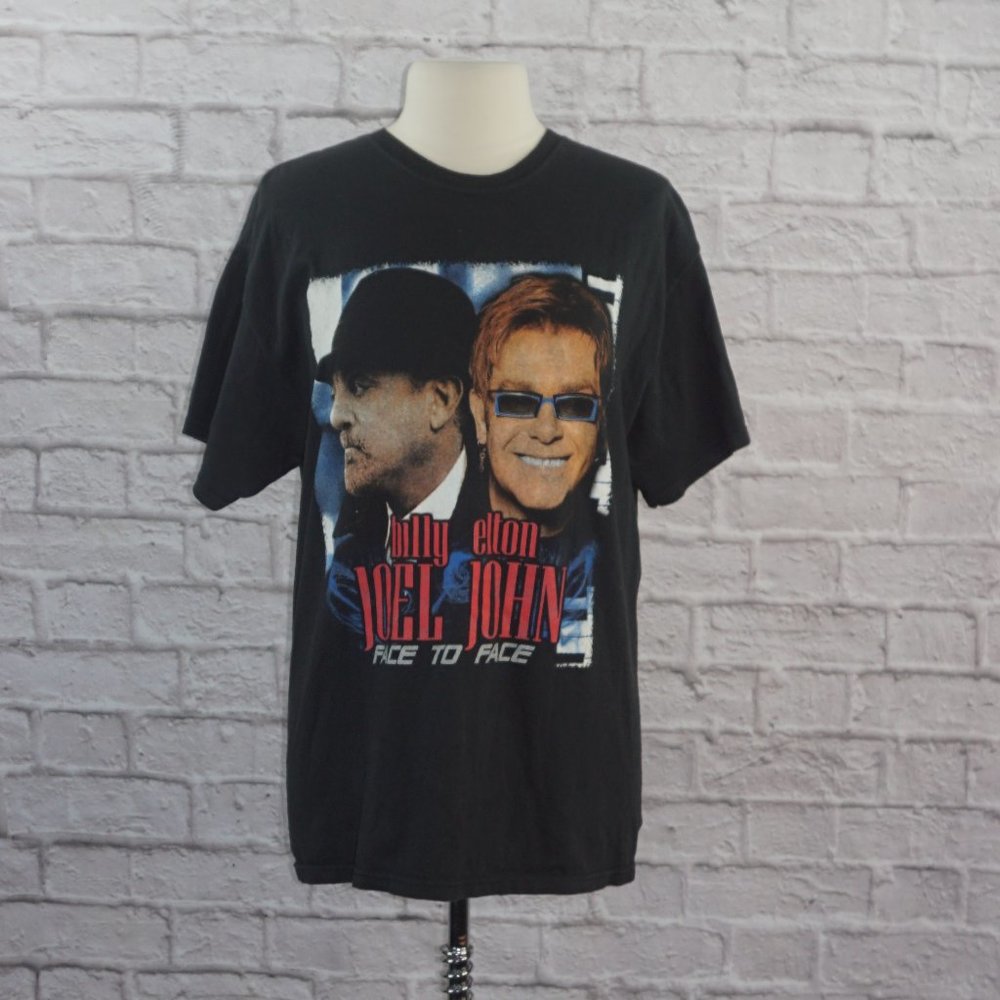 Billy Joel Elton John Face to Face 2009 Tour Shirt